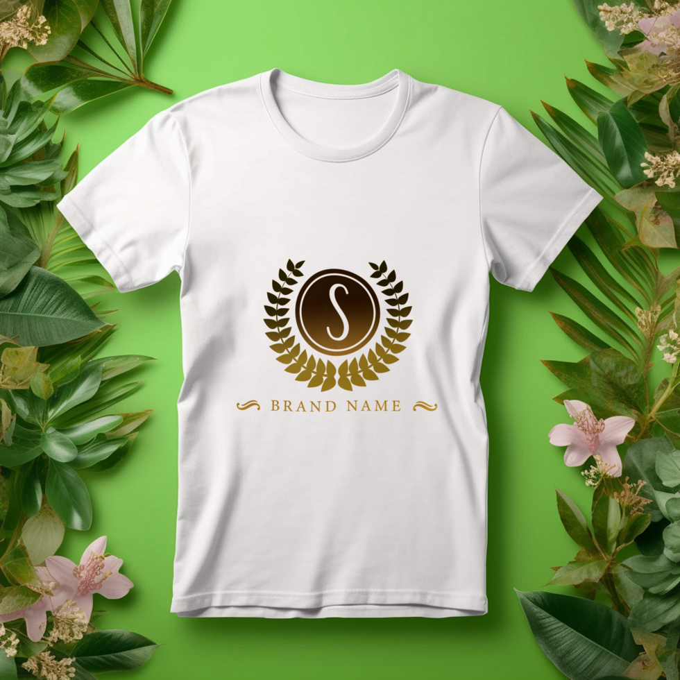 AI generated White T-shirt mockup design psd