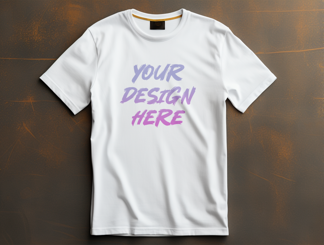 AI generated Editable tshirt mockup PSD template