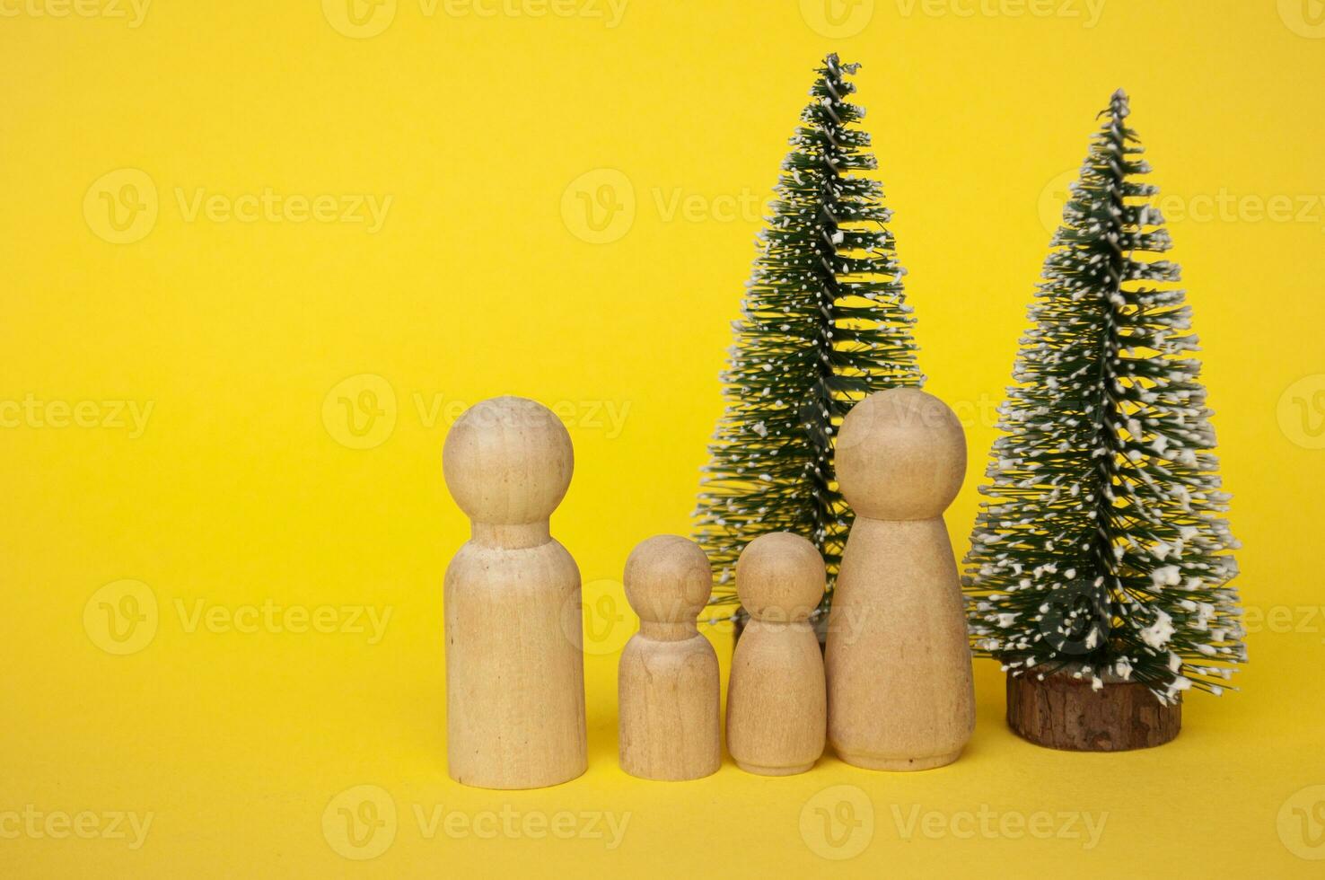 Family gathering during Christmas celebration. Family and Christmas season concept photo