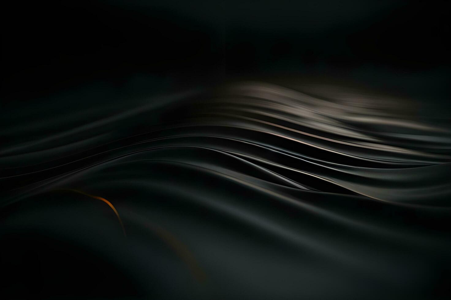 AI generated An abstract image with organic, fluid forms in black, reminiscent of celestial bodies merging and colliding in the depths of space. AI Generative photo
