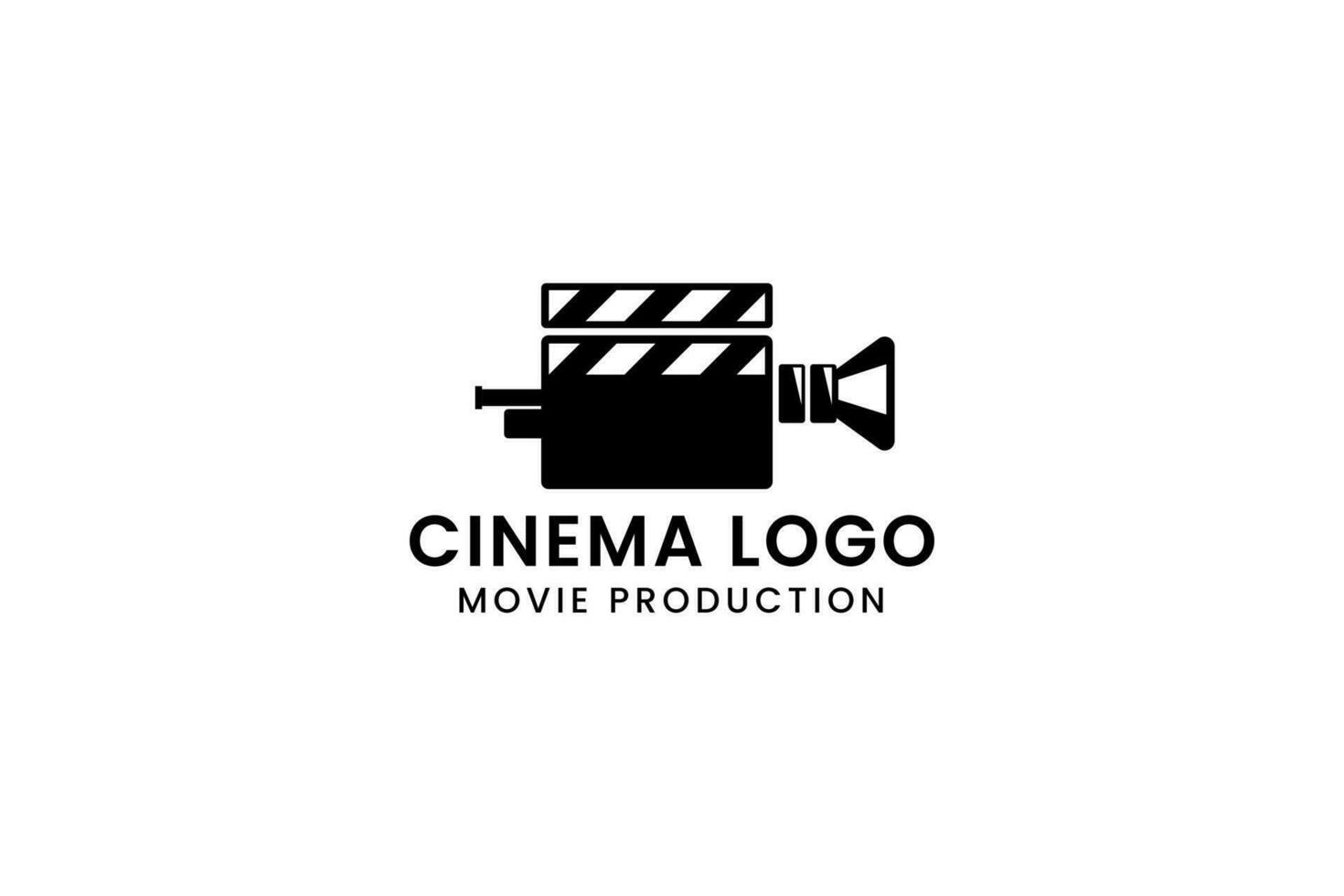 cinema logo vector icon illustration