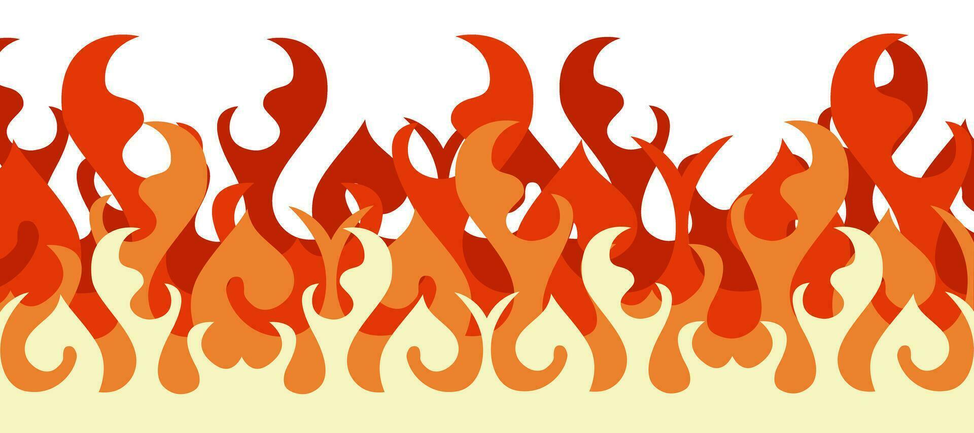 Abstract Burning flames background Wallpaper vector