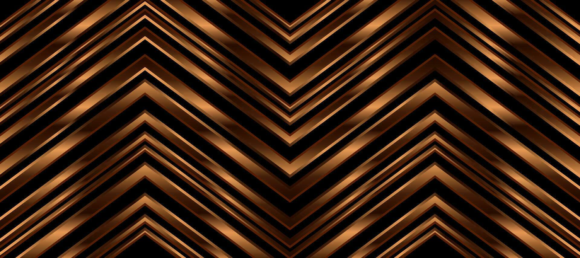 Abstract Shining Copper Chevron background Wallpaper vector