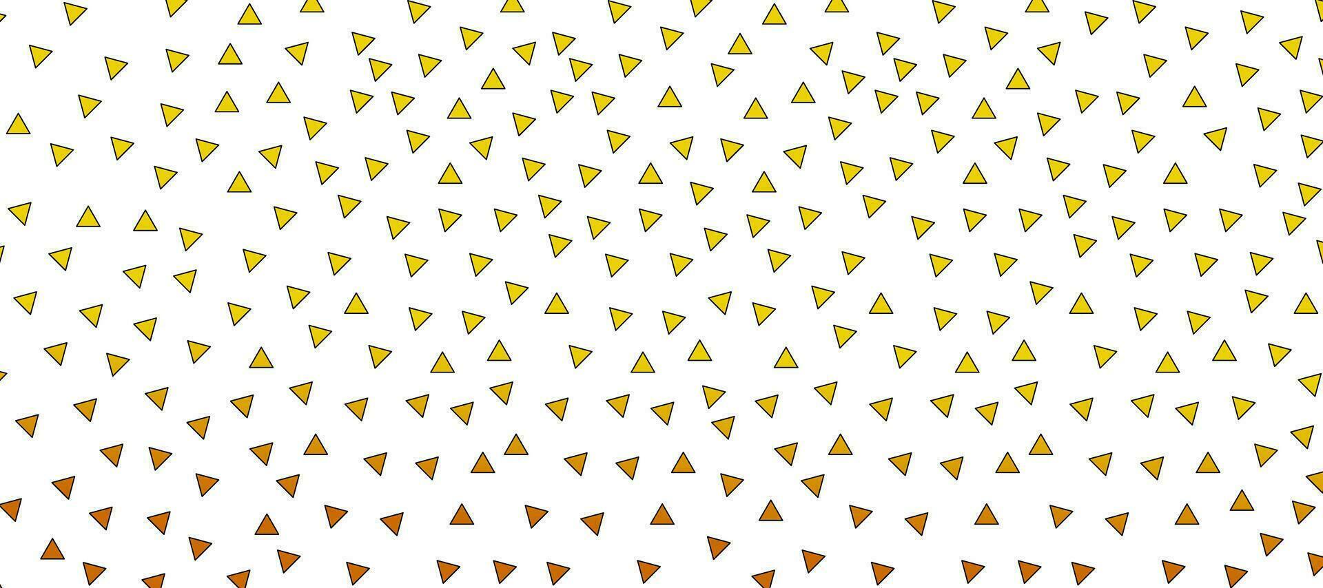 Abstract Yellow Triangle Pattern background Wallpaper vector