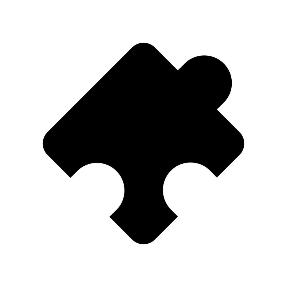 Puzzle icon vector symbol design illustration