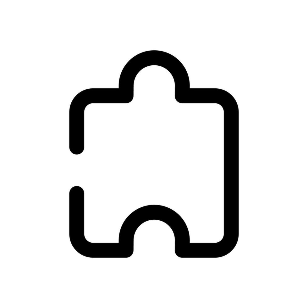 Puzzle icon vector symbol design illustration