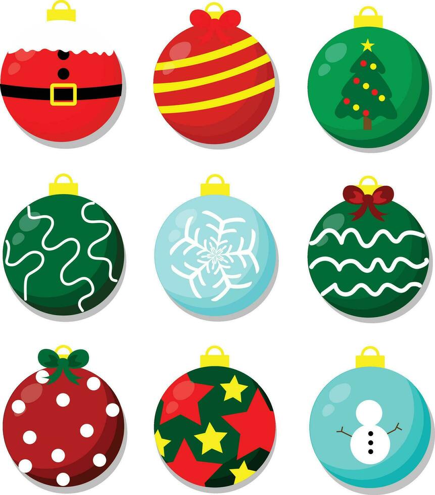 Christmas Ornaments for christmas vector