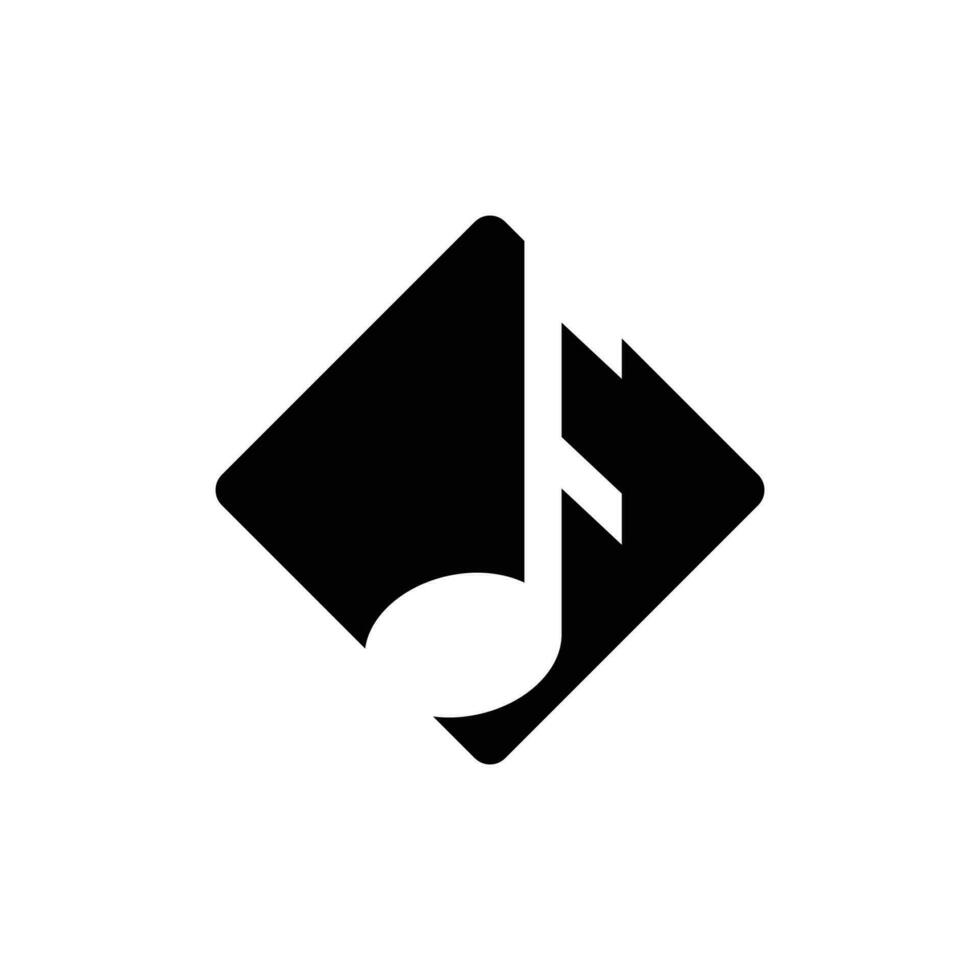 Music audio wave logo template design vector icon illustration