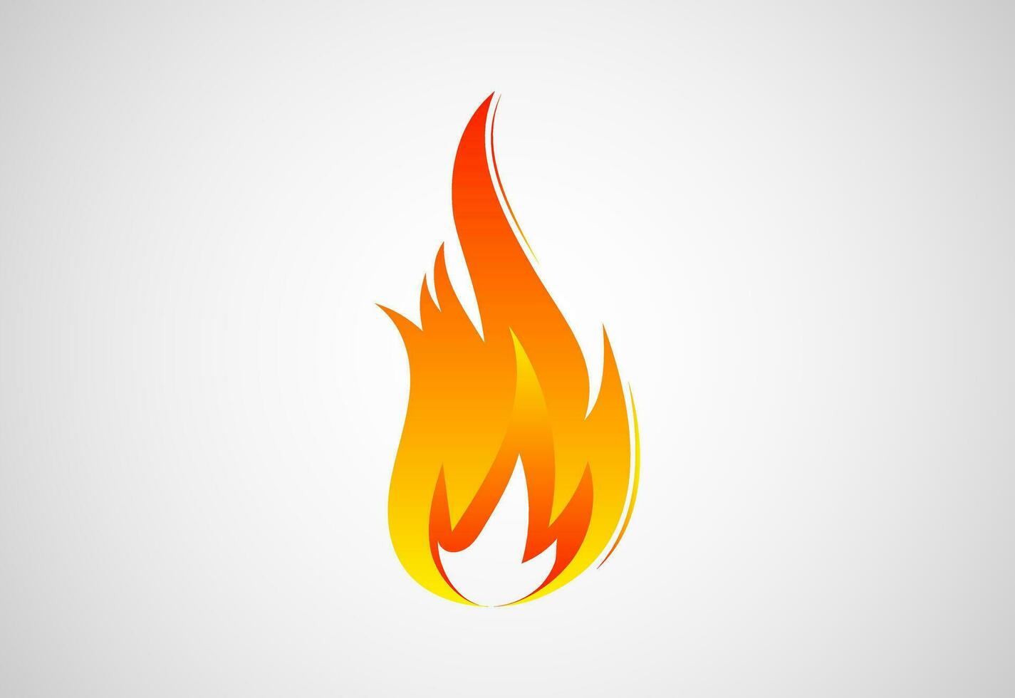 Fire Flame logo design. Fire icon, Fire sign symbol Free Vector
