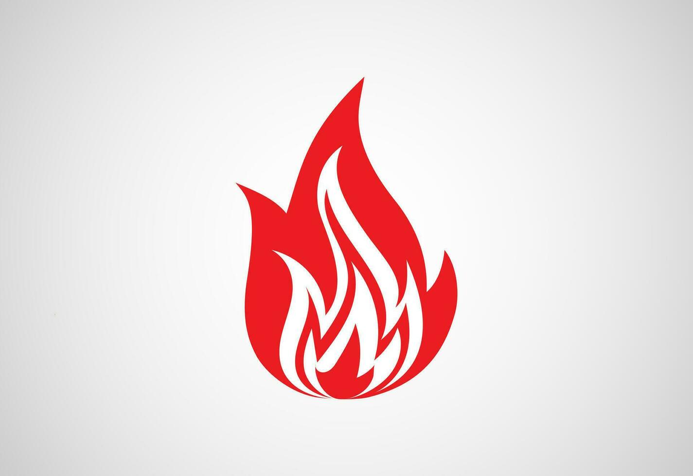 Fire Flame logo design. Fire icon, Fire sign symbol Free Vector