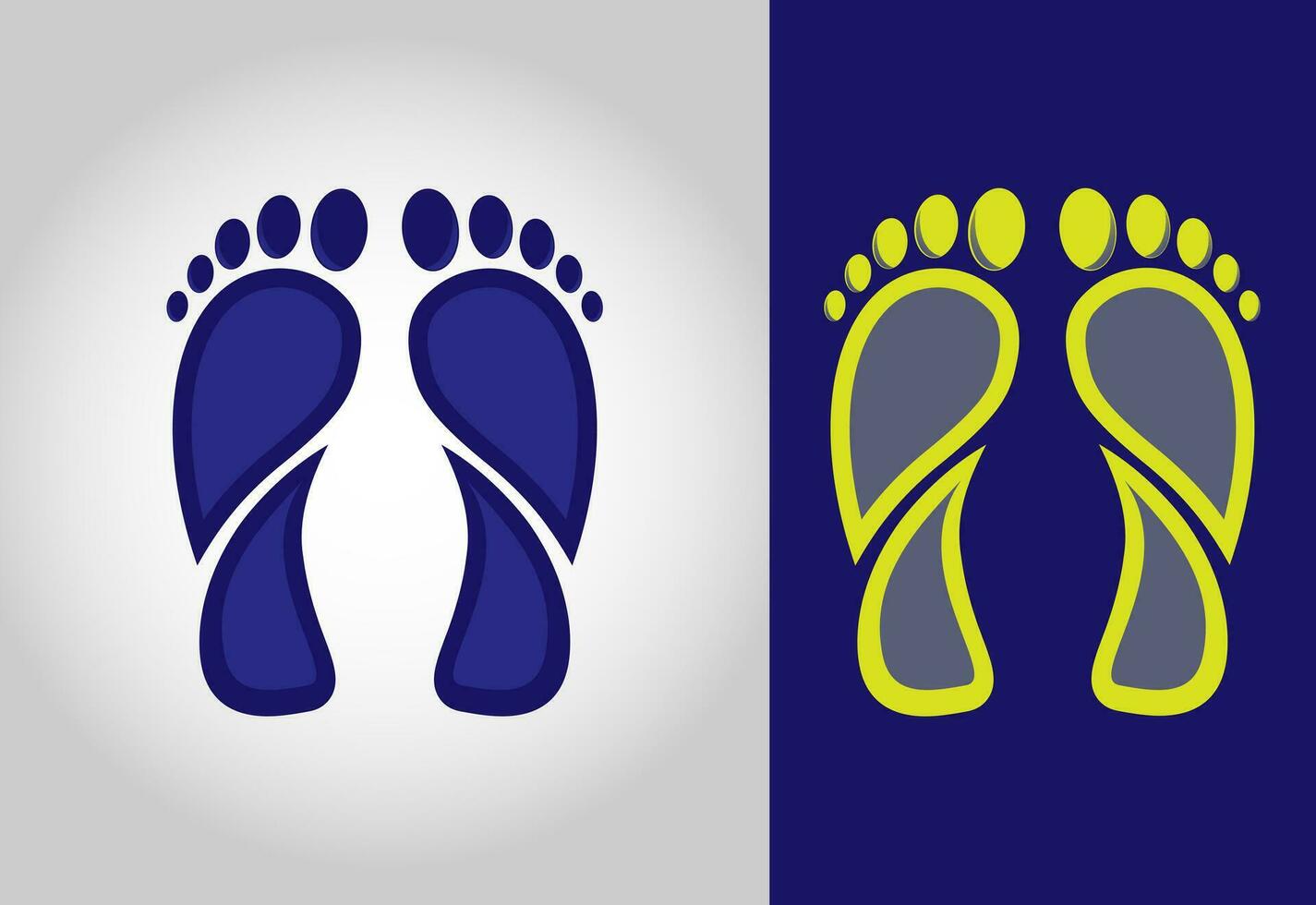 foot and foot care icon logo , and ankle healthcare, Free Vector
