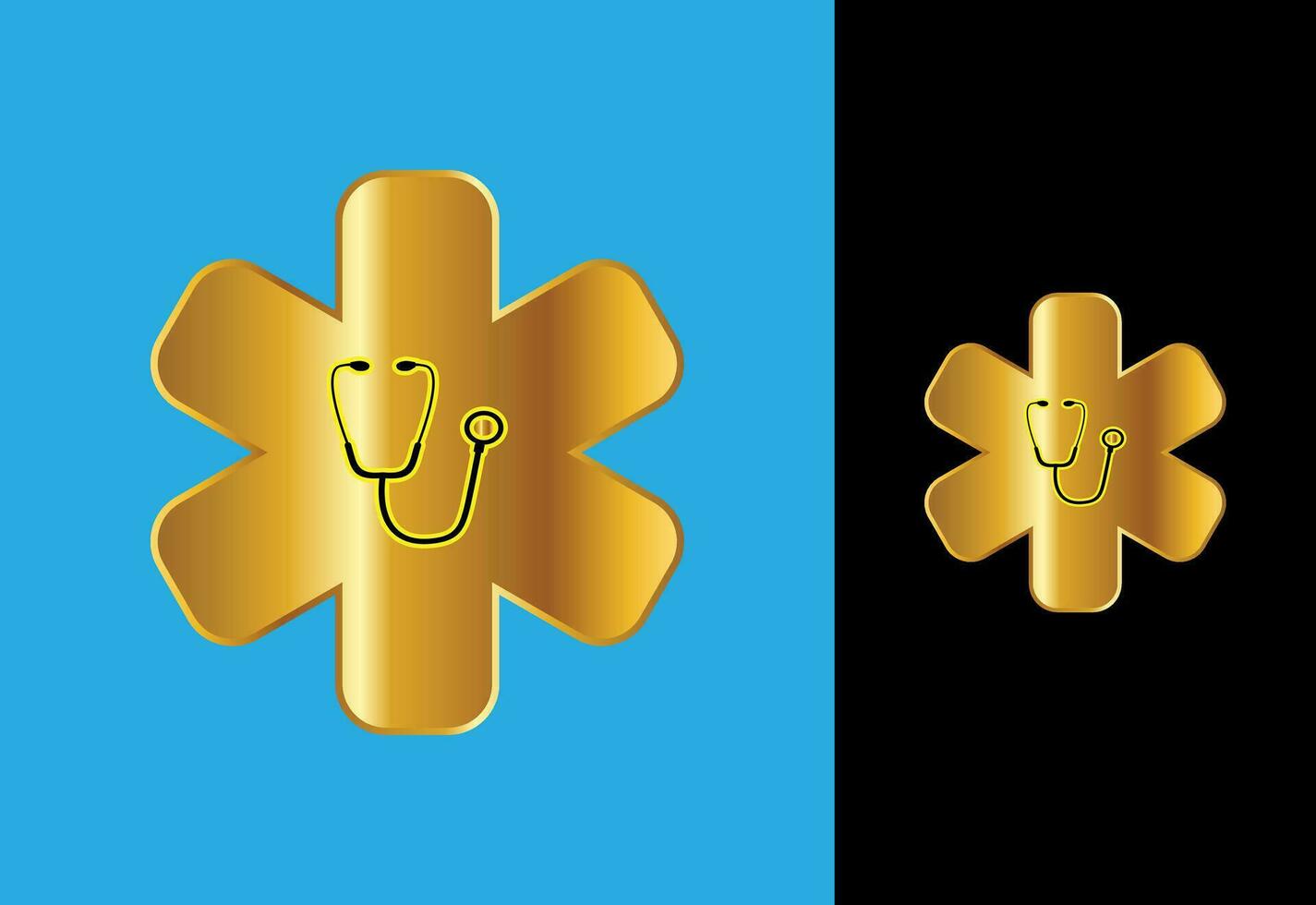 Health, Medical Line Icon Design Healthcare Icons - Smart Medical logo Concept Design vector