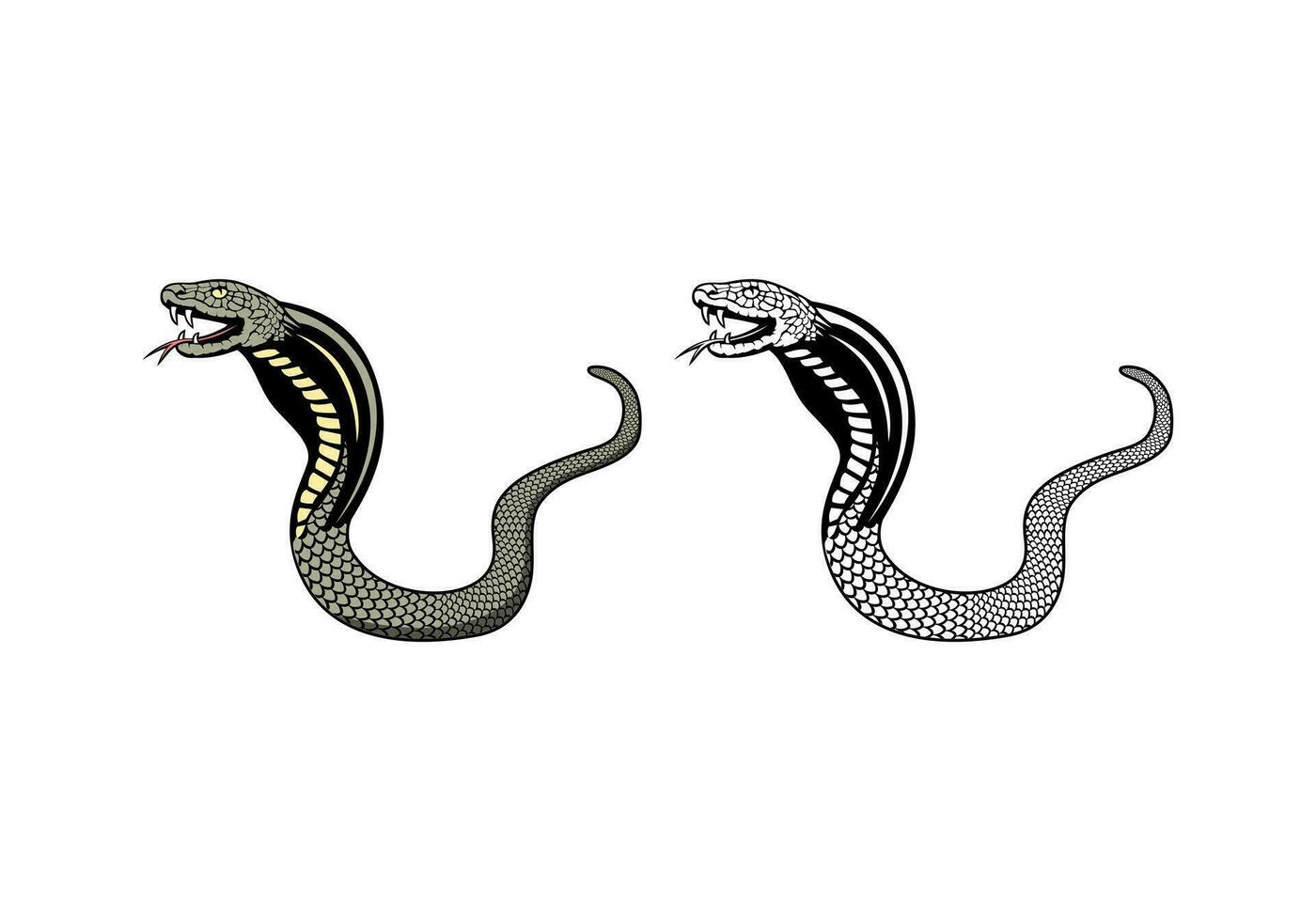 Cobra Snake Design Illustration vector