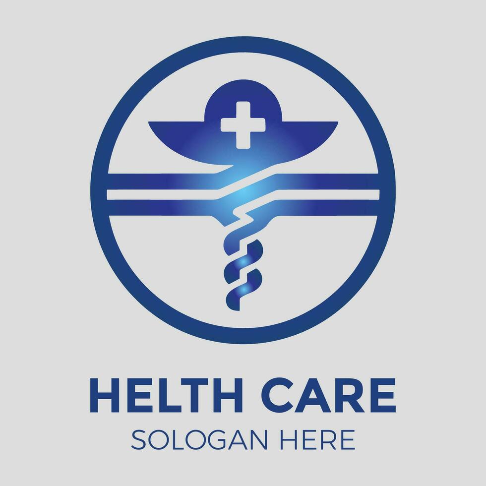 Vitality Visions Crafting Innovative Health Care Logo Designs for Compassionate Brands, Blending Wellness, Trust, and Professionalism in Every Symbolic Element. vector