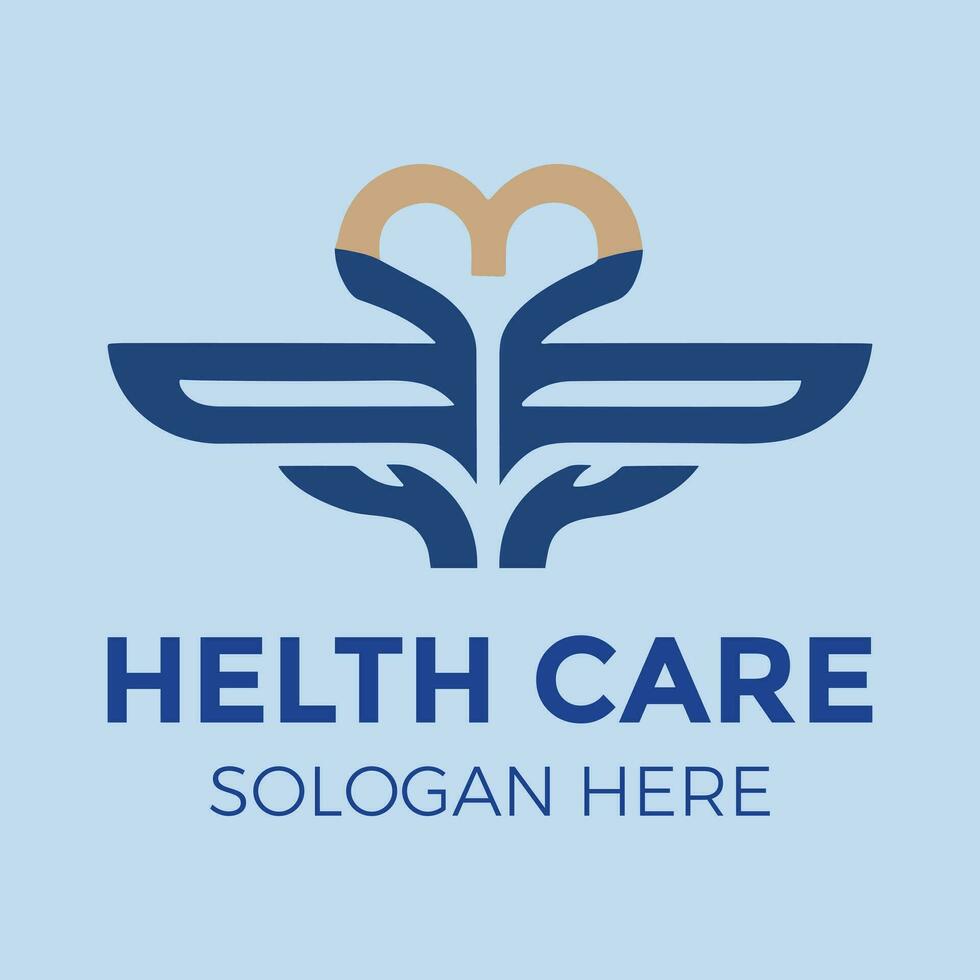 Vitality Visions Crafting Innovative Health Care Logo Designs for Compassionate Brands, Blending Wellness, Trust, and Professionalism in Every Symbolic Element. vector