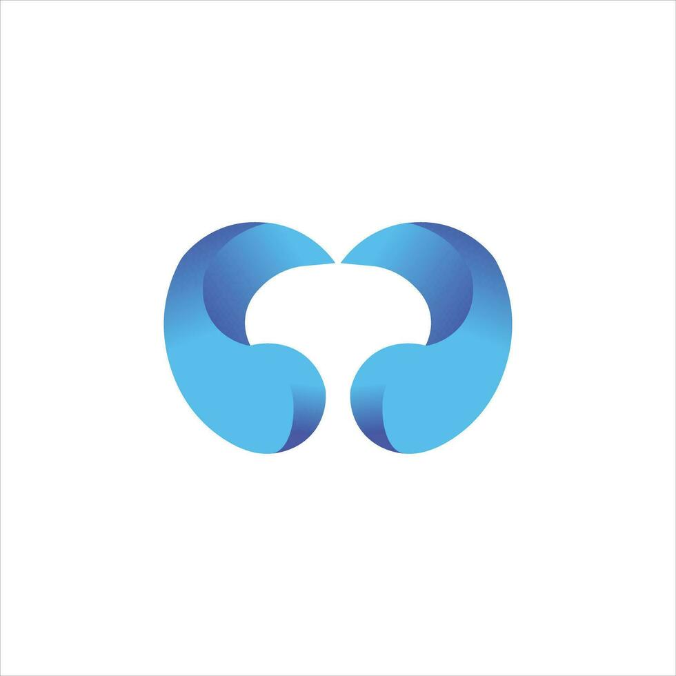 headphone logo symbol vector