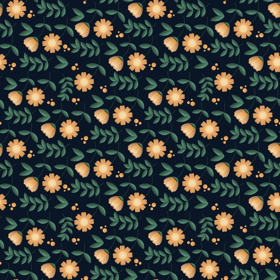 Abstract flower pattern background.  Vector illustration.