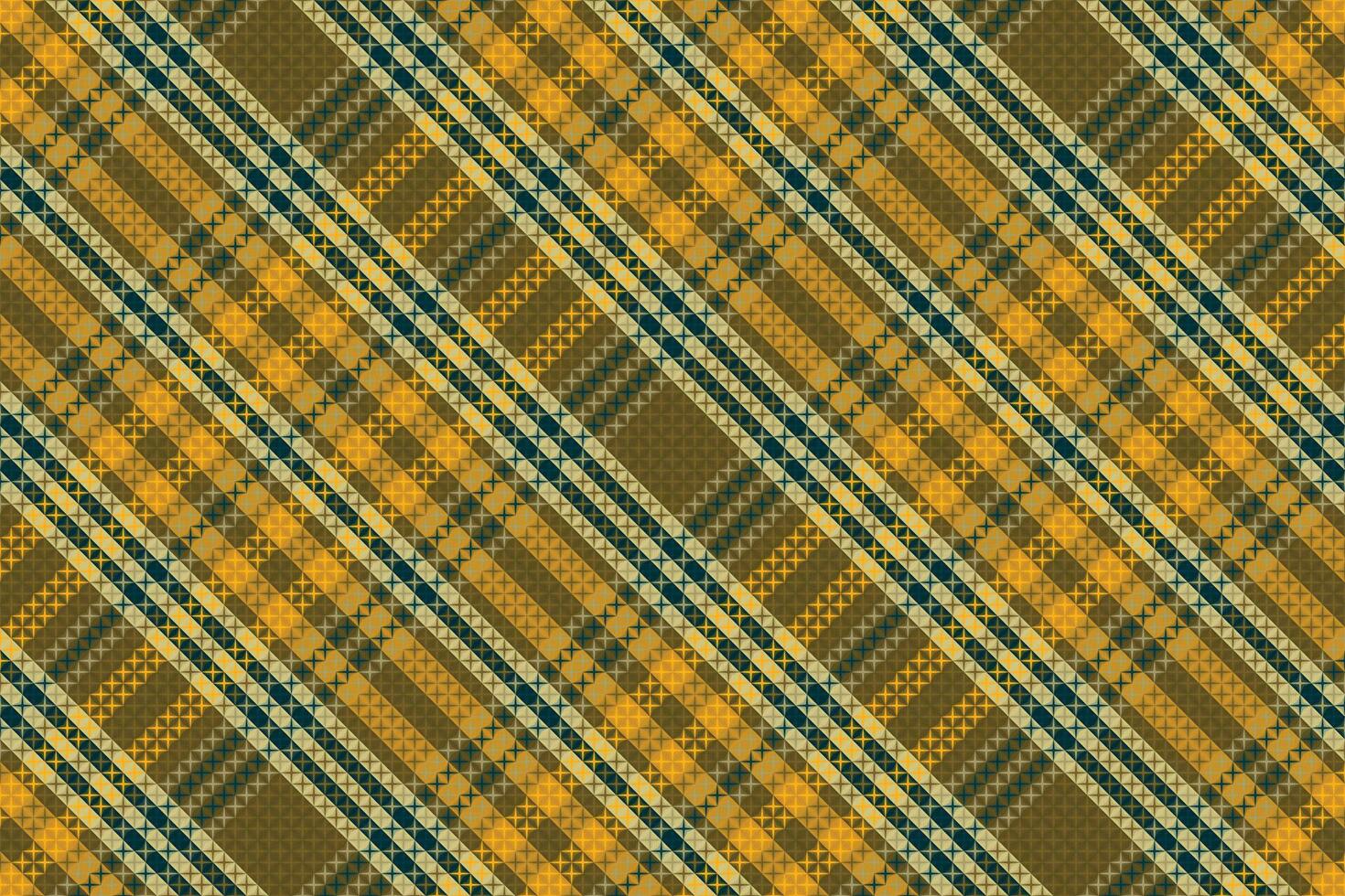 Tartan plaid pattern with texture and retro color. vector