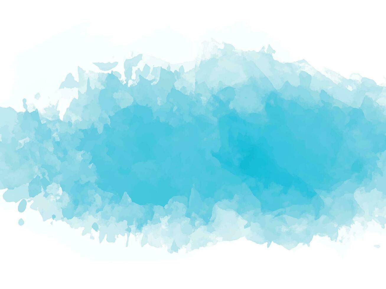 Abstract beautiful Colorful shape watercolor illustration painti vector