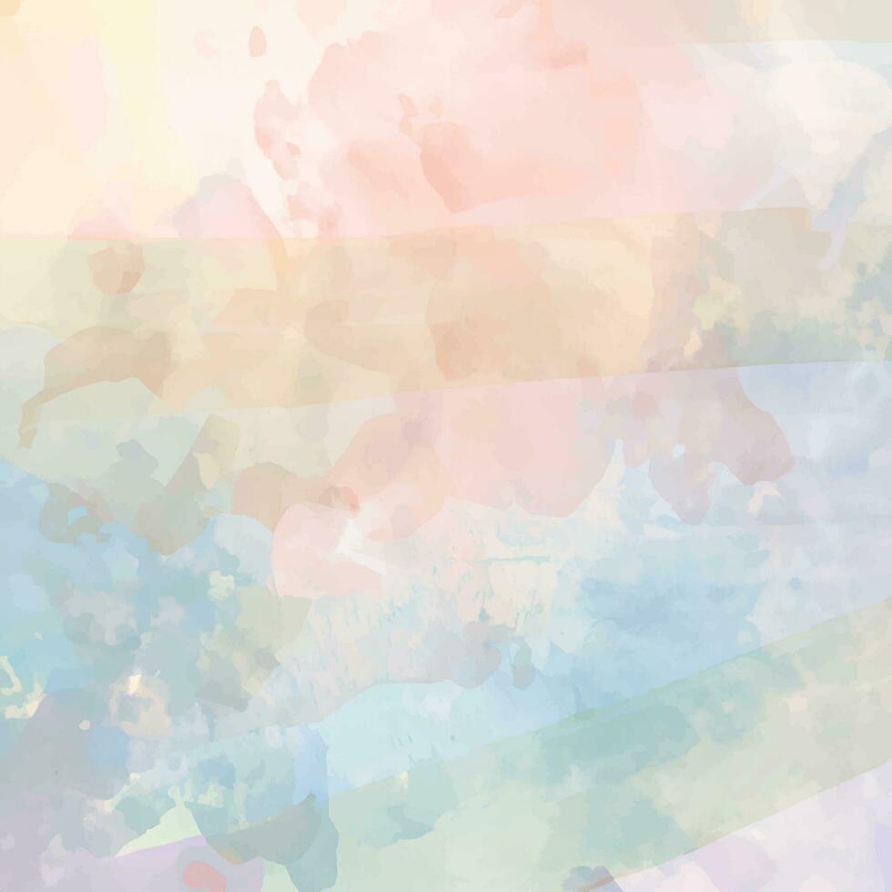 watercolor pastel background vector