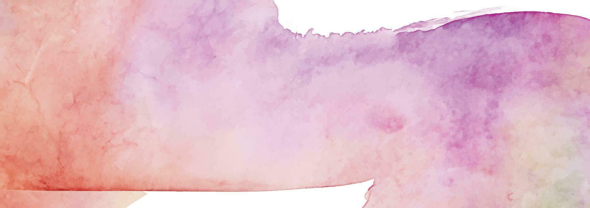 hand drawn watercolor element Logo brush painted watercolor back vector