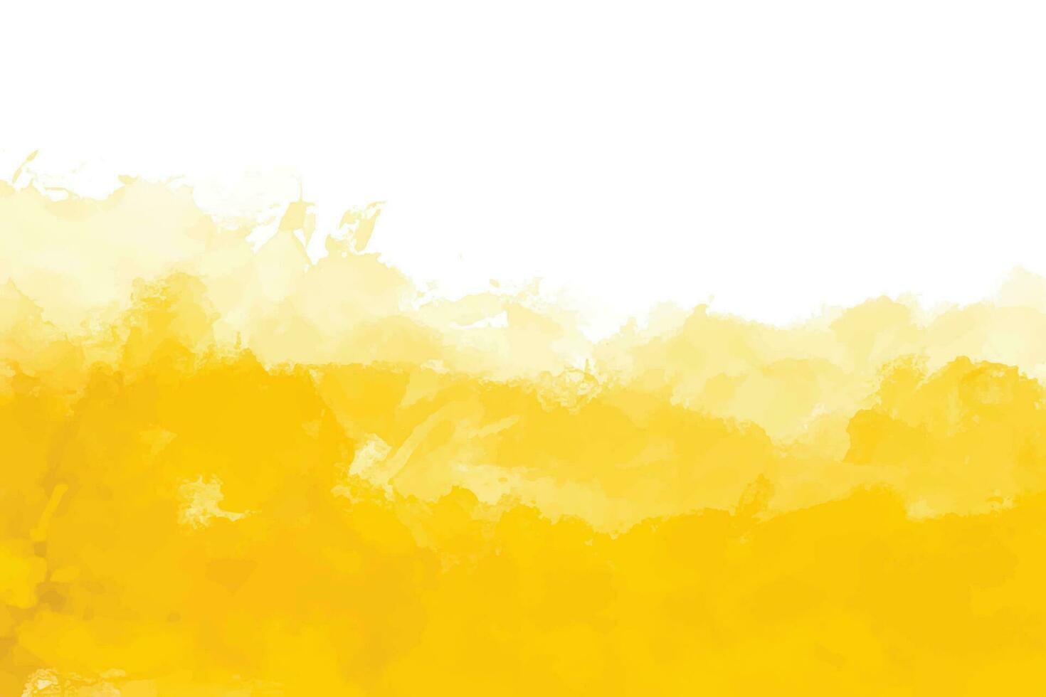 Yellow Watercolor modern  style with colorful  for your template vector