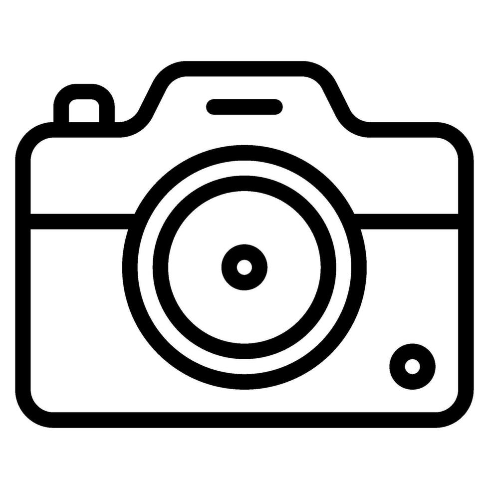 Content creator camera object illustration vector