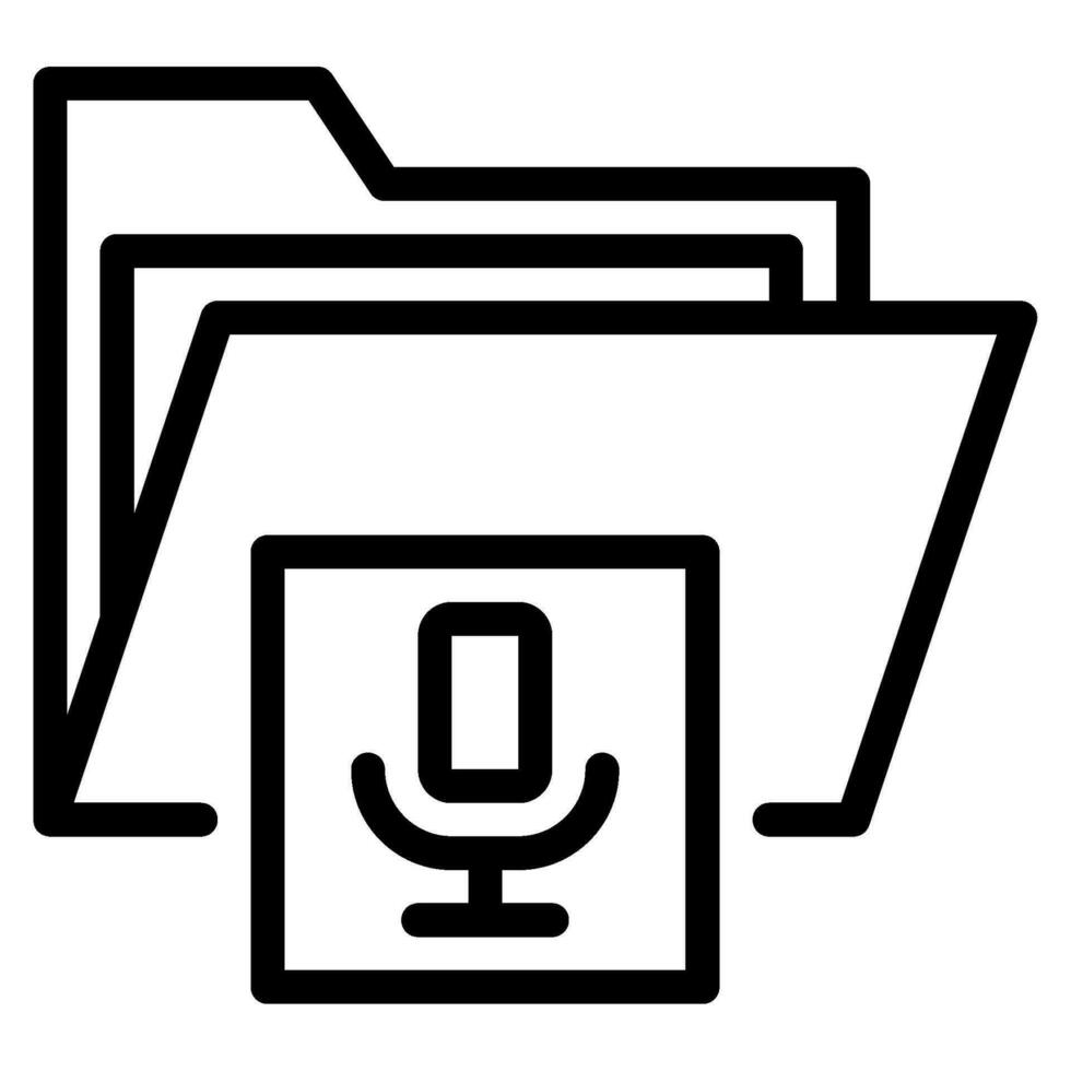 Podcast file podcast icon illustration vector