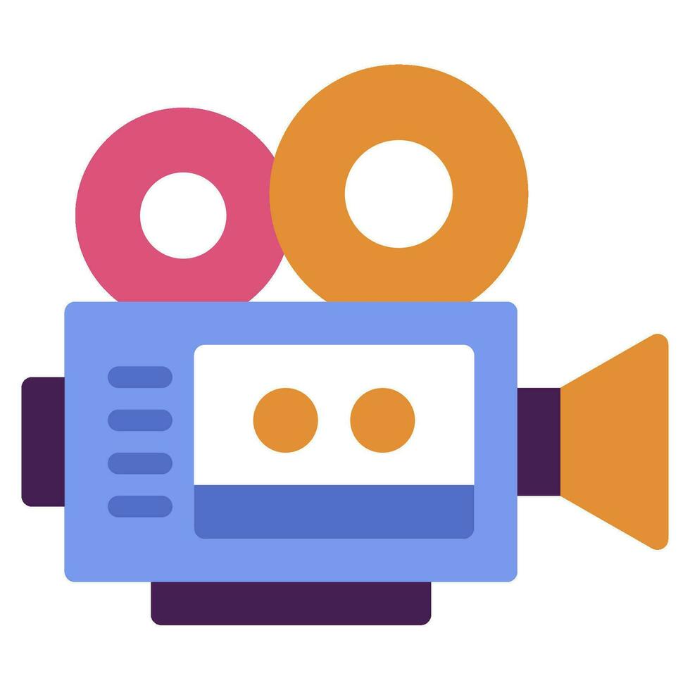 video player icon illustration for web app, etc vector