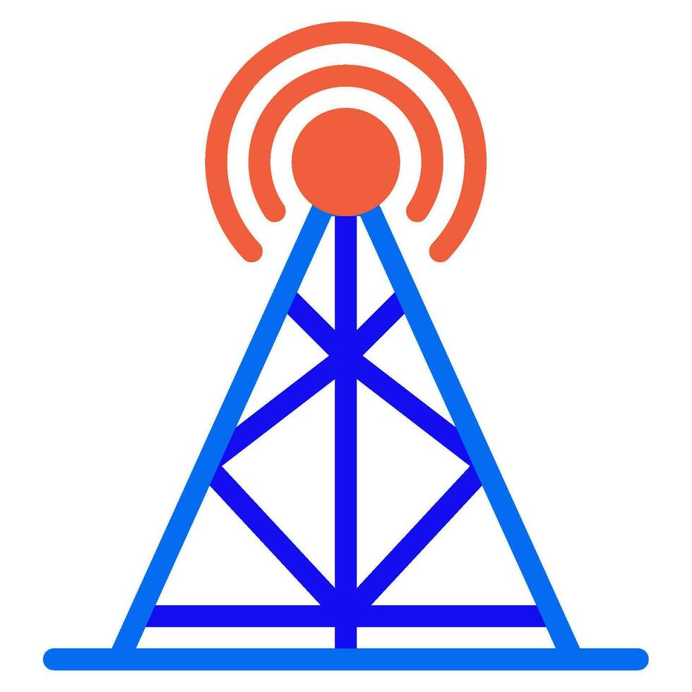 Content creator broadcast object illustration vector