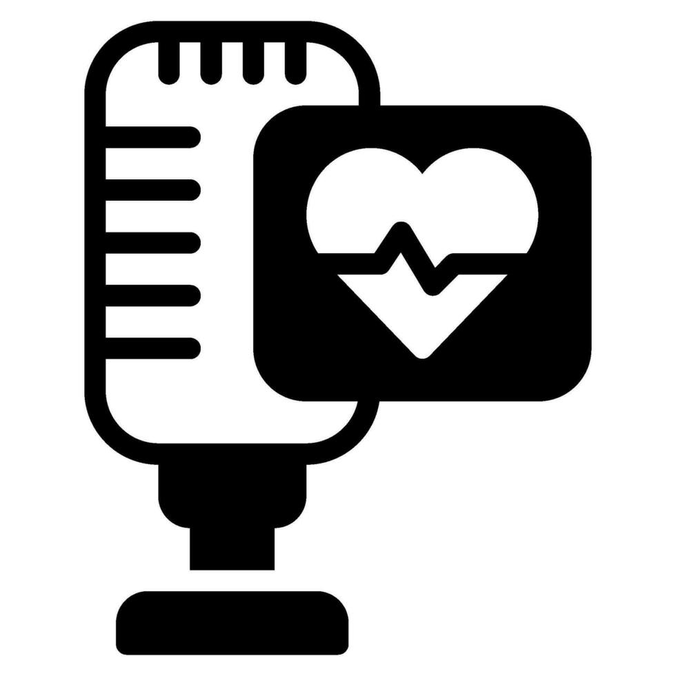 Content creator health podcast object illustration vector
