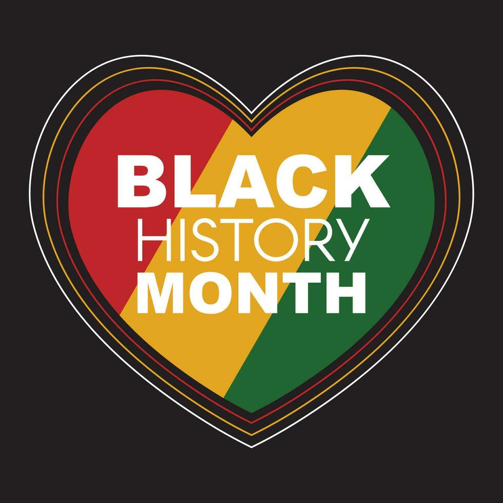 Black History Month Vector Design