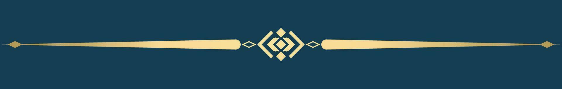 vintage lines decorative s Golden flower border collection vector
