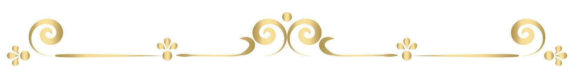 vintage gold lines Decorate the website golden dots gradient vector