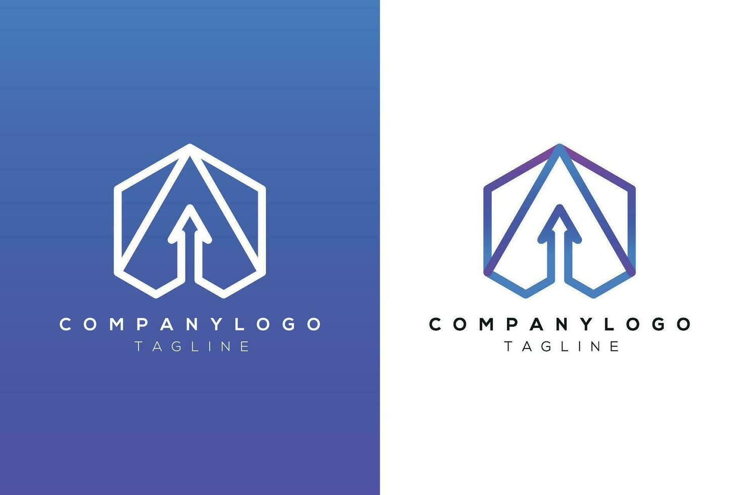 Ai IA Letter Geometrical  Design Initial Connect logo design vector Pro Vector