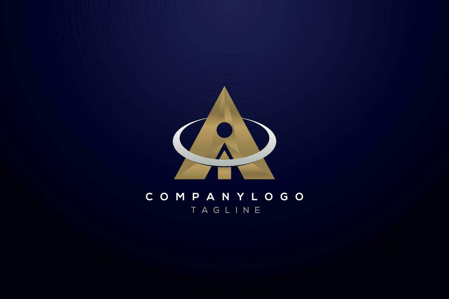 ai I a logo diseño inicial letra tecnología futurista corporativo negocio diseño artificial inteligencia Pro vector