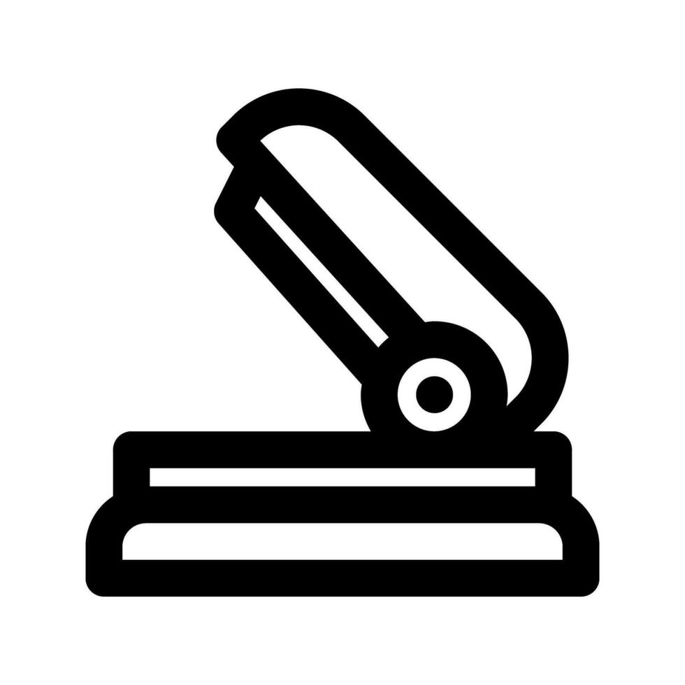 Stapler Icon Vector. Outline Stapler Sign. Isolated Contour Symbol Illustration vector