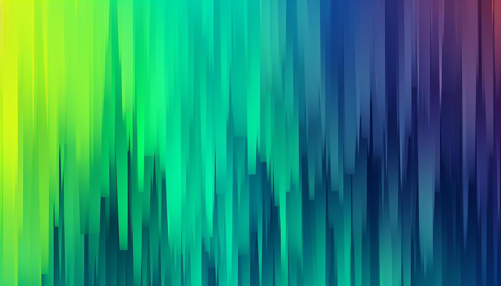 AI generated Glowing green meadow, illuminated by shiny abstract nature generated by AI photo