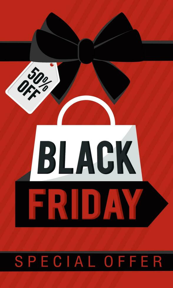 Black friday sale background Vector illustration