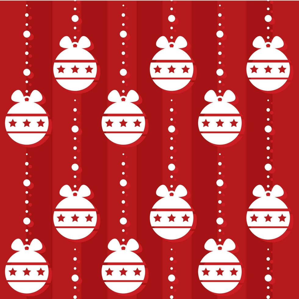 Christmas pattern background Gift wrapping paper Vector illustration