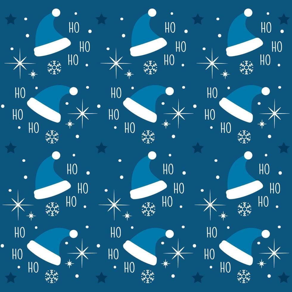 Christmas pattern background Gift wrapping paper Vector illustration