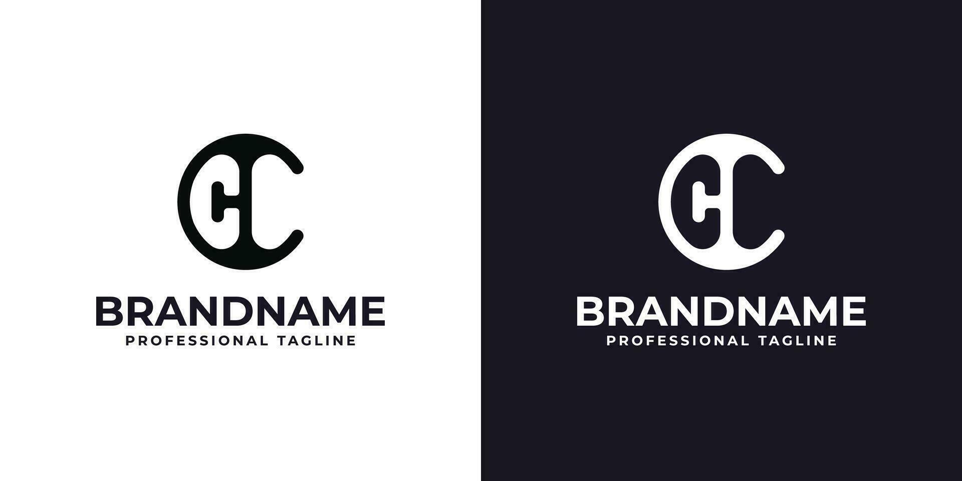 Letter CC Logo, suitable for any business with CC initials vector