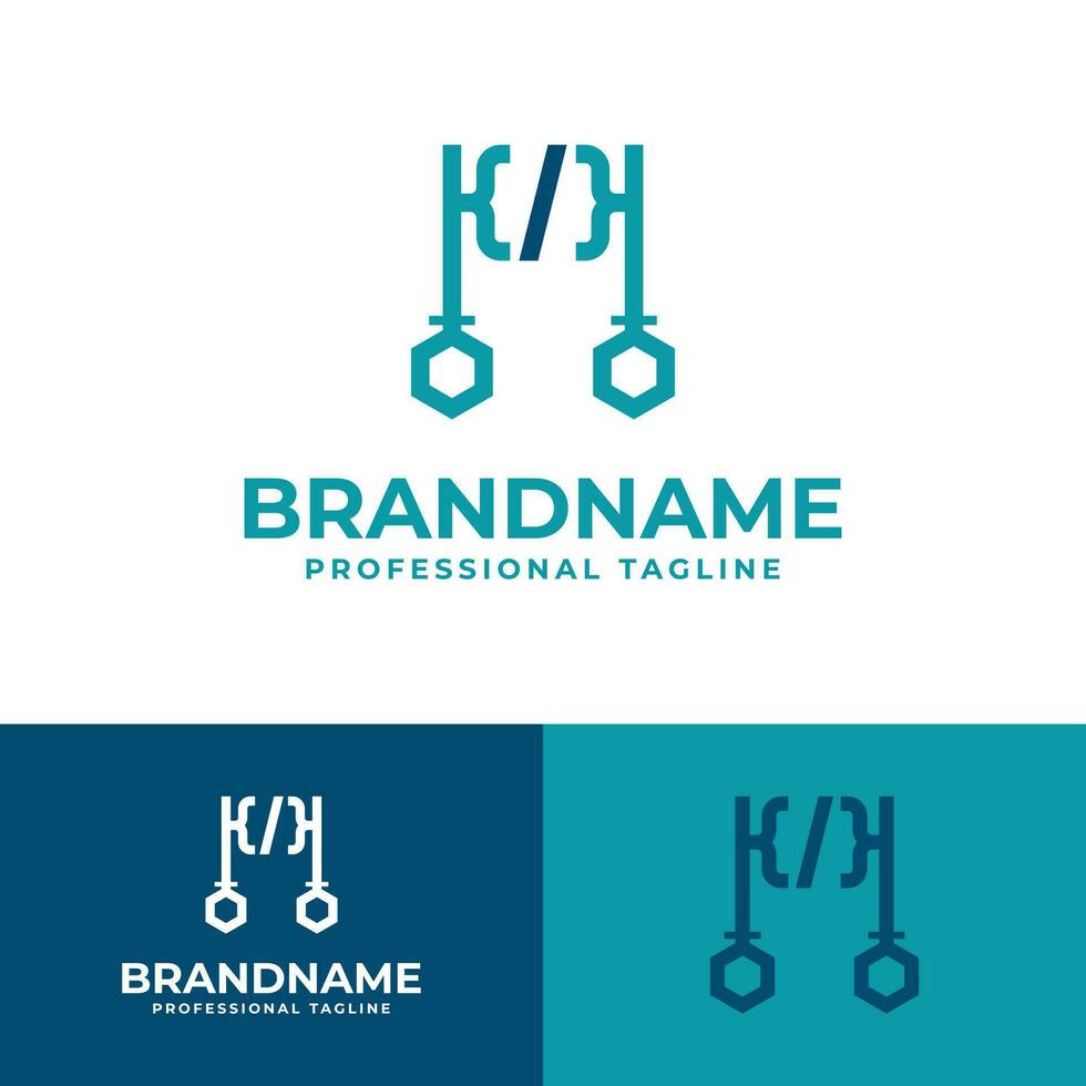 Coding Key Logo, suitable for business related to Coding and Key. vector