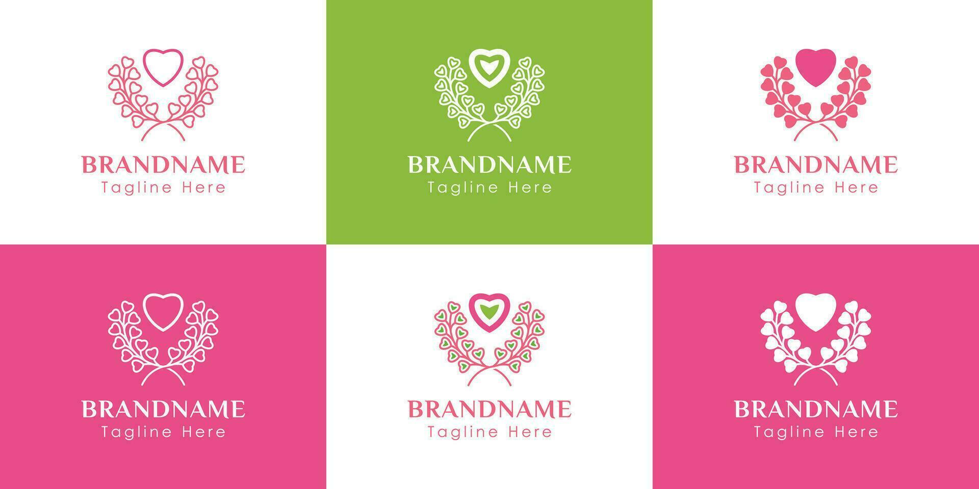 Laurel Love Logo, suitable for any business related to Laurel and Love. vector