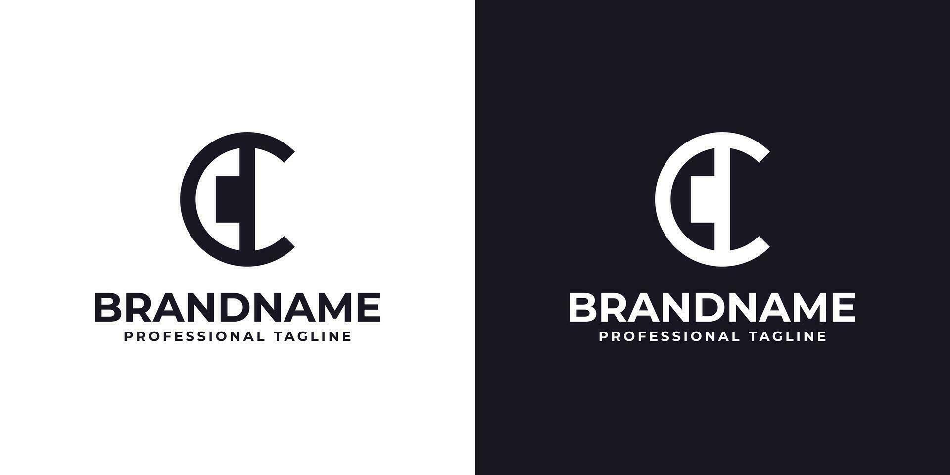 Letter CC Logo, suitable for any business with CC initials vector