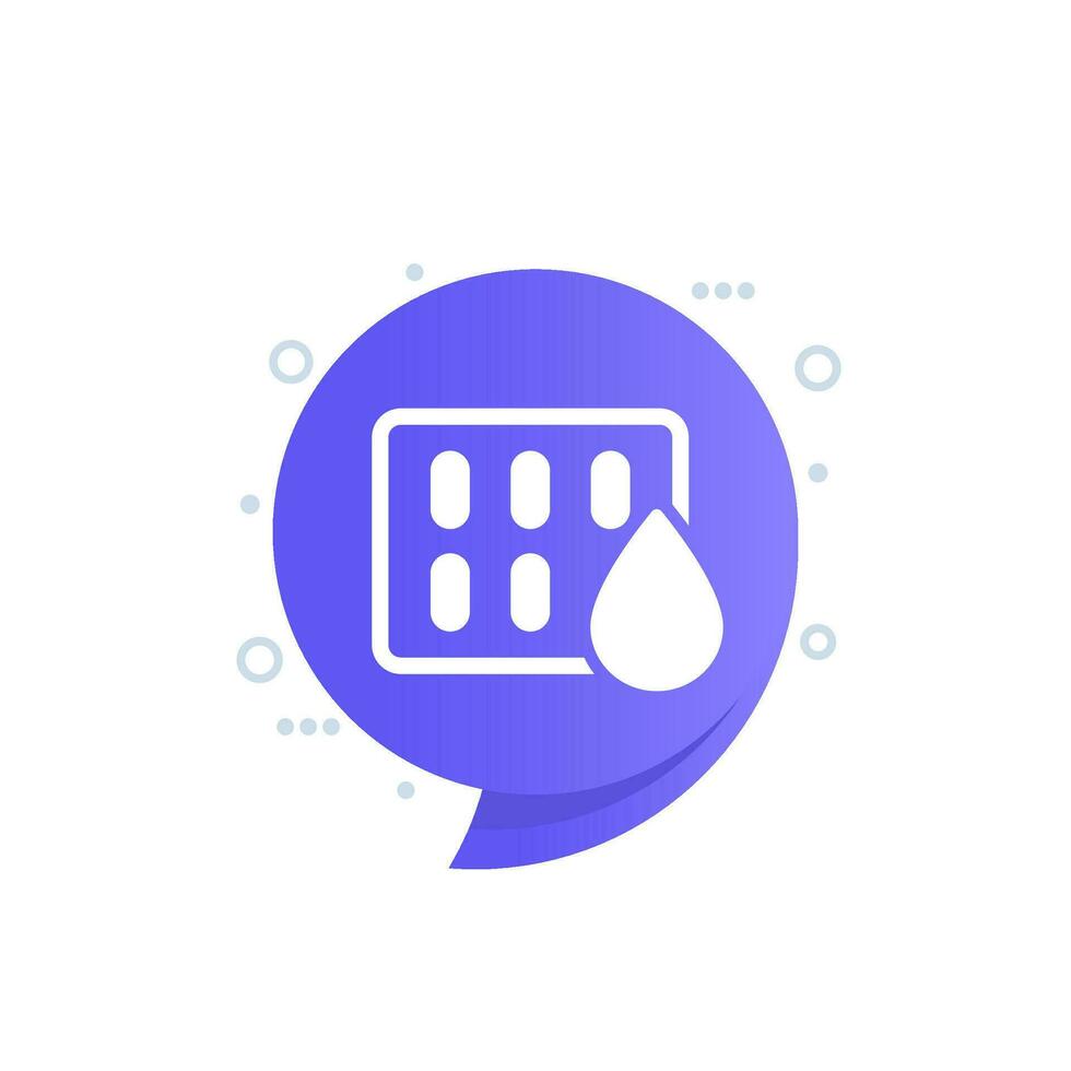 drainage or drain icon, vector