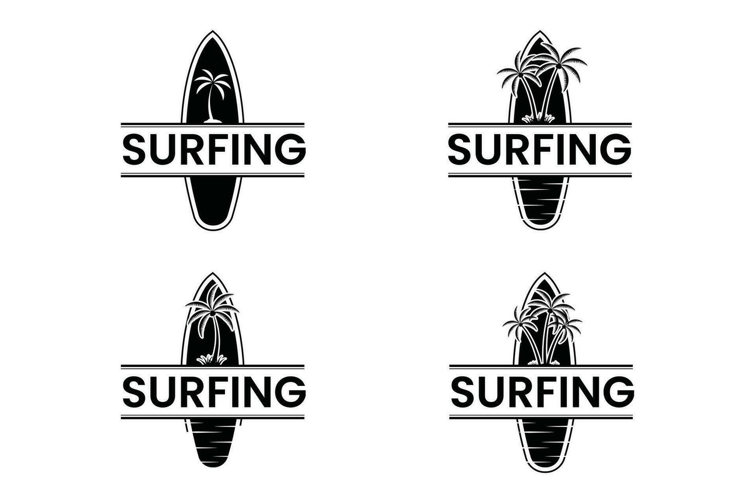 Surfing Vector, Surf Board Illustrations, Surfboard clip art, Surfing, Surf Board, Surfing Silhouette, Silhouette, outline vector, Summer, Summer Elements, Summer holiday, Surging T-Shirt vector