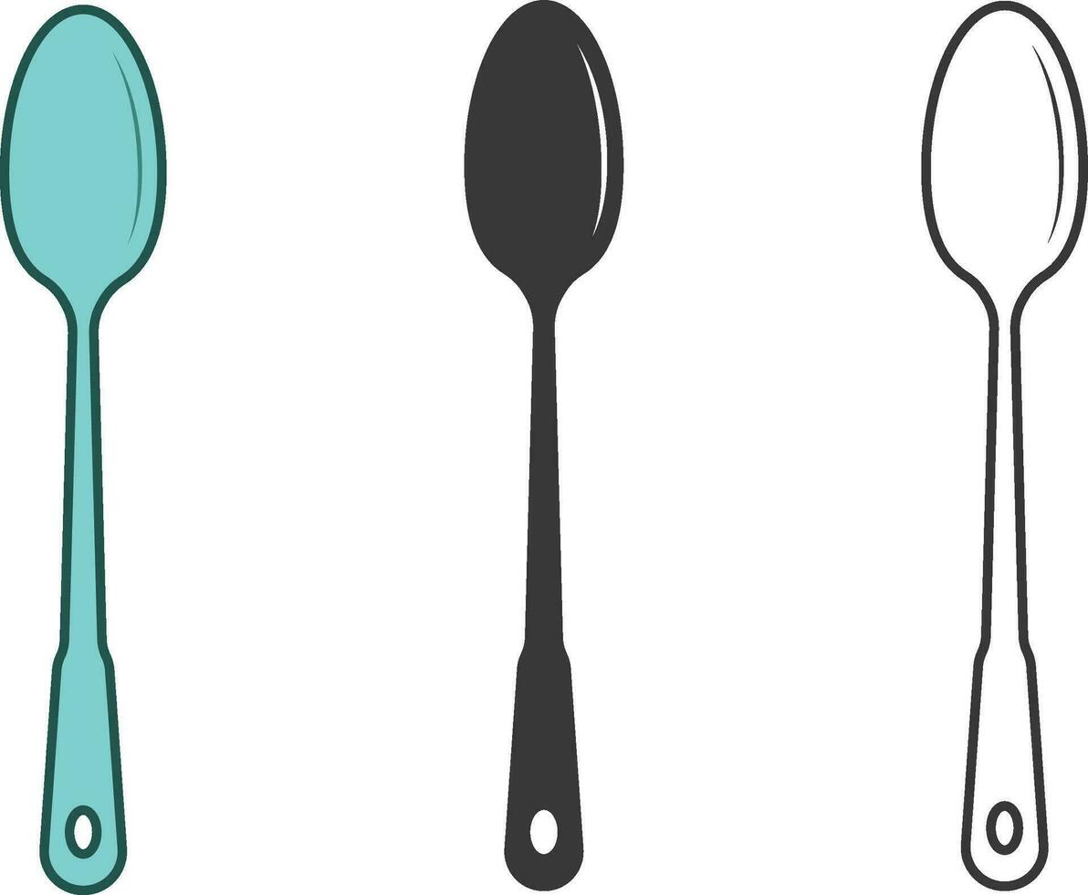 Cutlery Spoon Vector, Spoon Vector, Restaurant Equipment, Cutlery Silhouette, Spoon Clip Art, Spoon Silhouette vector