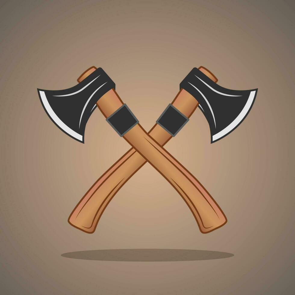 Cross Axe Vector, Axe Clipart, Hardware Vector,  Worker elements, Labor equipment, Repair tools, Forest tools, Cross Woodcutter Clipart, Woodsman Clipart vector