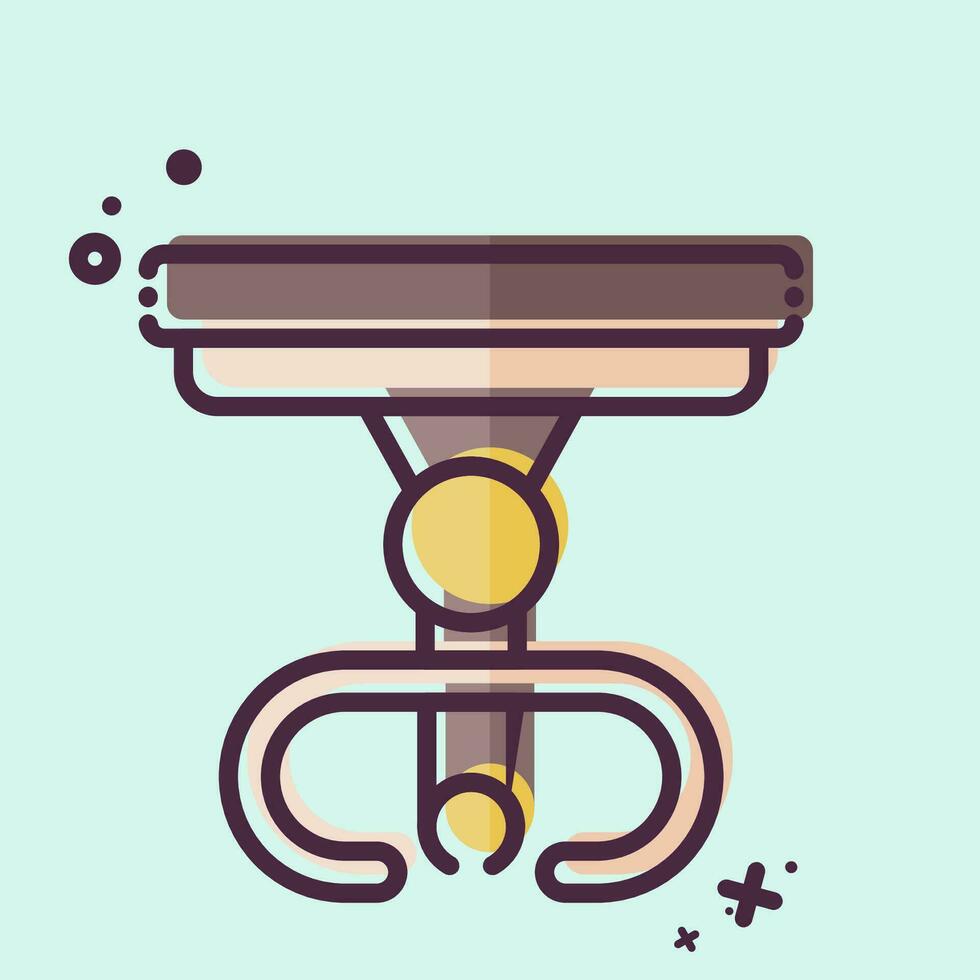 Icon Table. related to Vintage Decoration symbol. MBE style. simple design editable. simple illustration vector